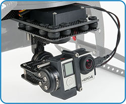 Stabilized Single-Camera Gimbal with GoPro Hero4 Black
